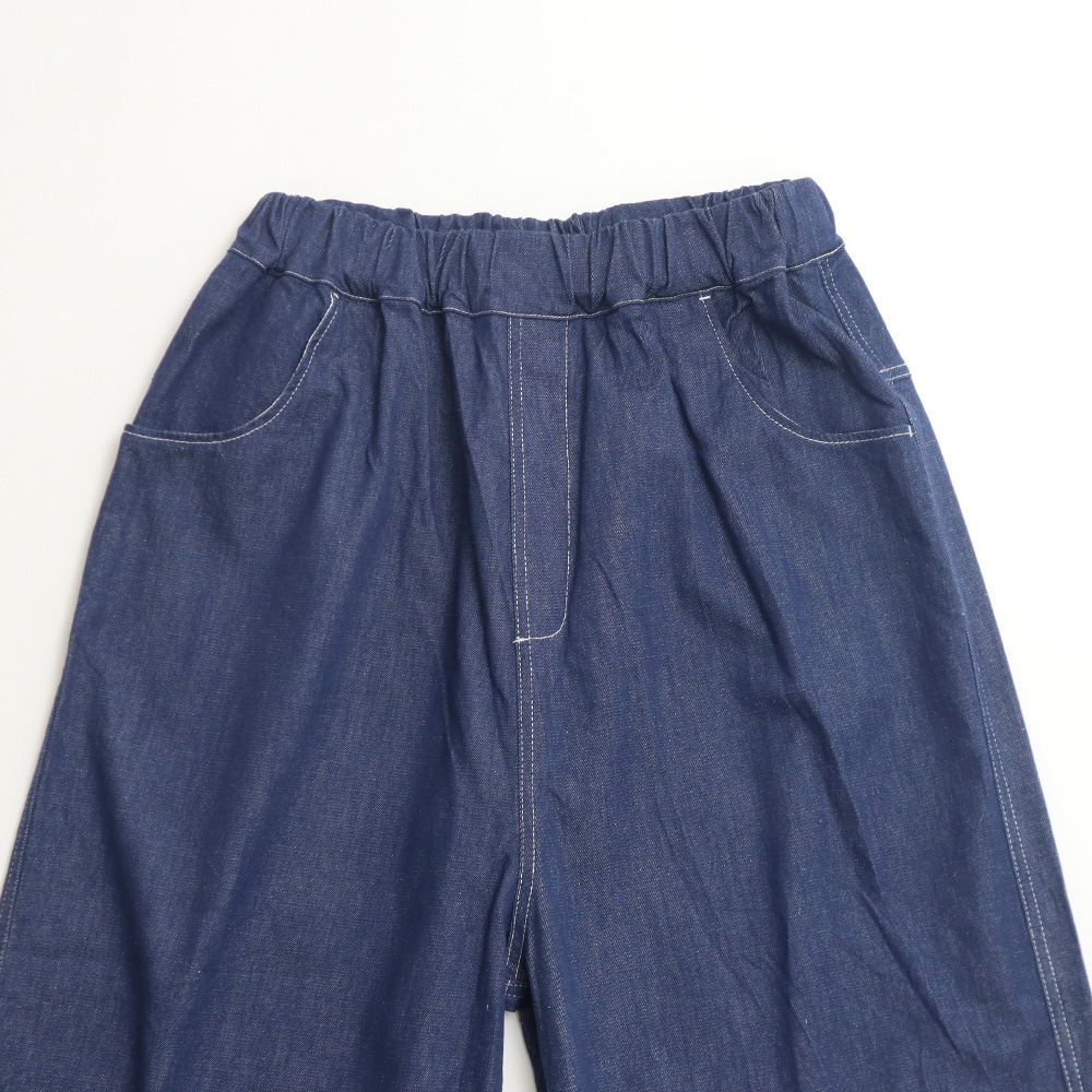 NARU(ナル) 綿麻ムラ糸デニム ノッポパンツ 667800