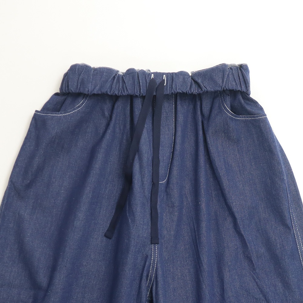 NARU(ナル) 綿麻ムラ糸デニム ノッポパンツ 667800