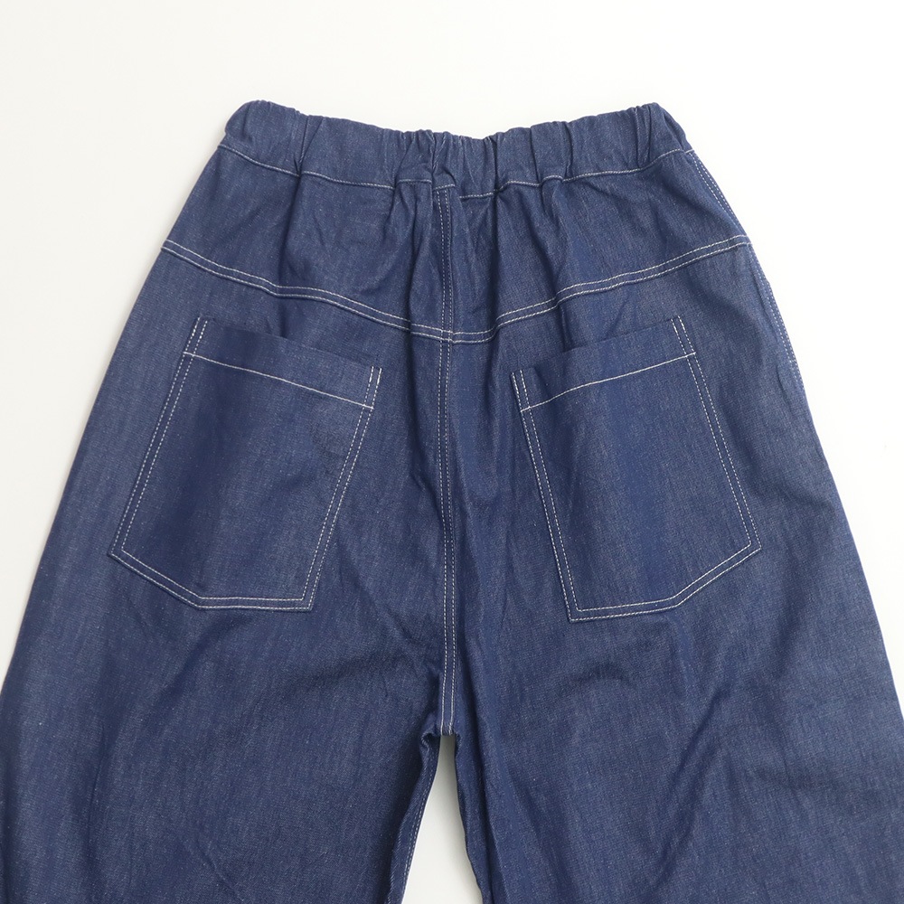 NARU(ナル) 綿麻ムラ糸デニム ノッポパンツ 667800
