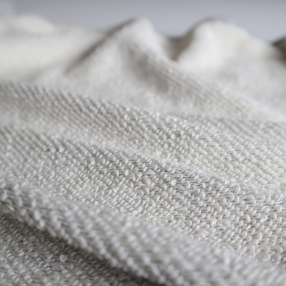 NARU(ナル) コットンレーヨン吊り裏毛 ラズベリーカーディガン 669005