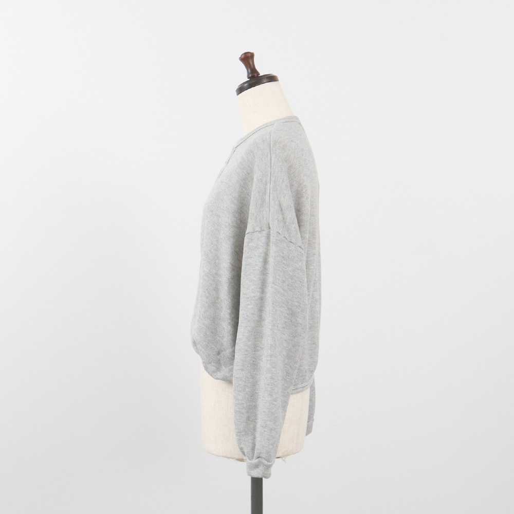 NARU(ナル) コットンレーヨン吊り裏毛 ラズベリーカーディガン 669005