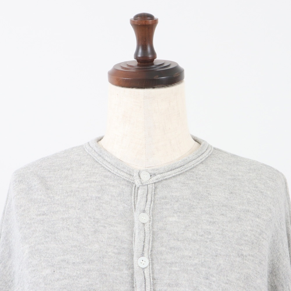 NARU(ナル) コットンレーヨン吊り裏毛 ラズベリーカーディガン 669005