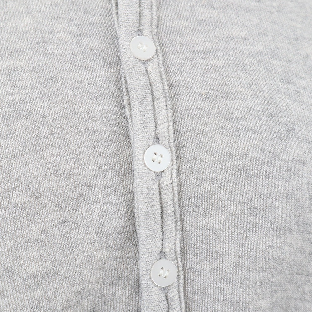 NARU(ナル) コットンレーヨン吊り裏毛 ラズベリーカーディガン 669005