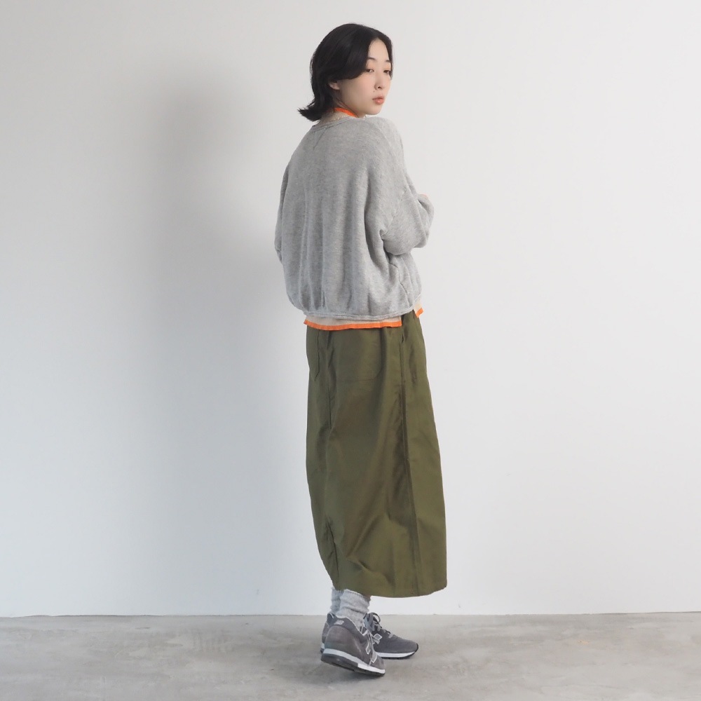 NARU(ナル) コットンレーヨン吊り裏毛 ラズベリーカーディガン 669005