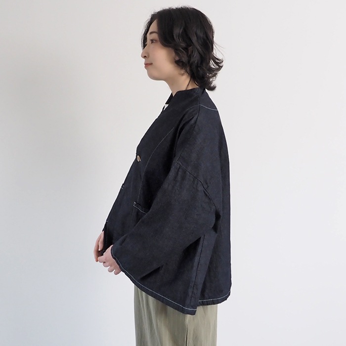 NARU(ナル) 8ozムラデニム ノッチジャケット 654800BE