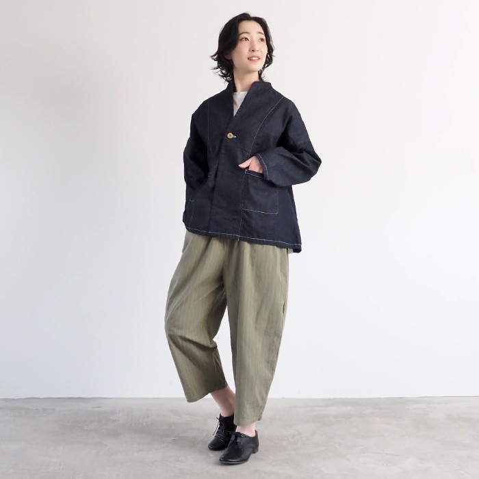 NARU(ナル) 8ozムラデニム ノッチジャケット 654800BE