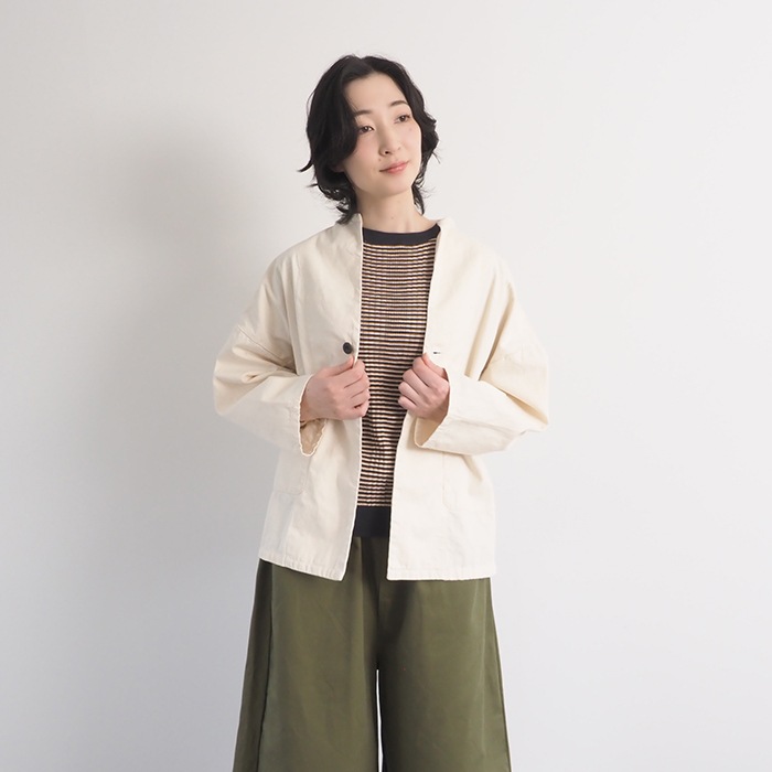 NARU(ナル) 8ozムラデニム ノッチジャケット 654800BE