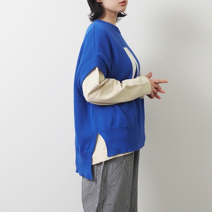 NARU(ナル) コンパクトヤーン Nニットベスト 654711