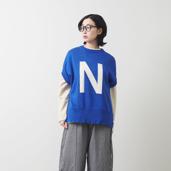NARU(ナル) コンパクトヤーン Nニットベスト 654711