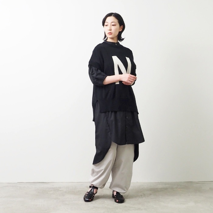 NARU(ナル) コンパクトヤーン Nニットベスト 654711