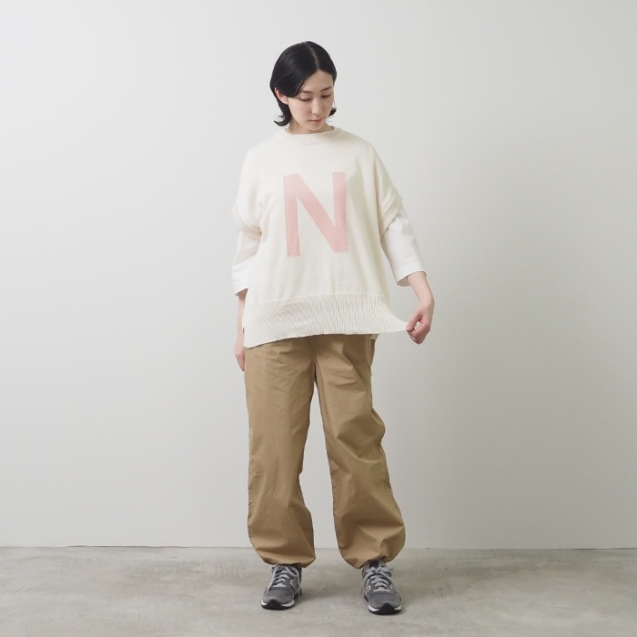 NARU(ナル) コンパクトヤーン Nニットベスト 654711