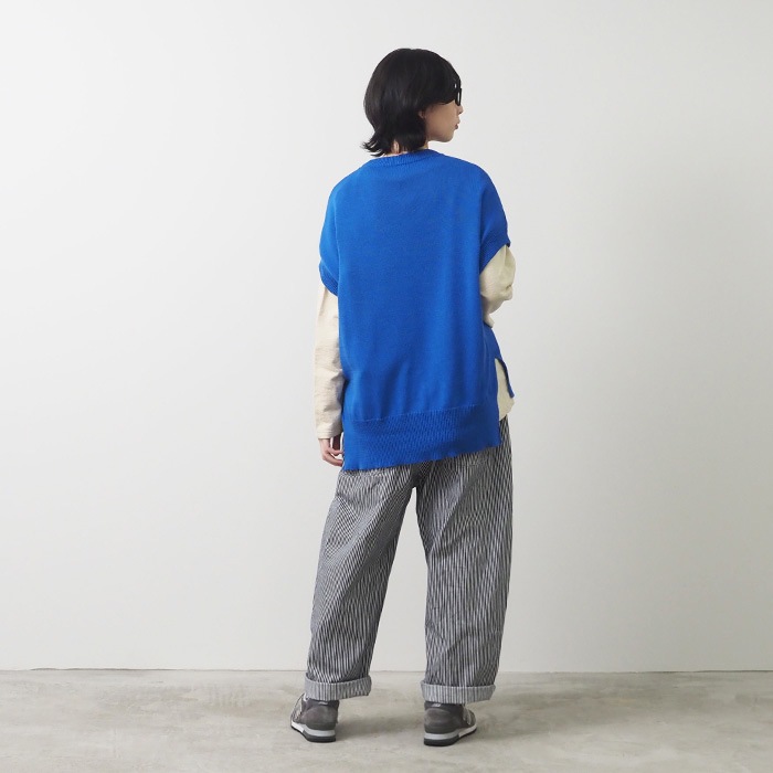 NARU(ナル) コンパクトヤーン Nニットベスト 654711