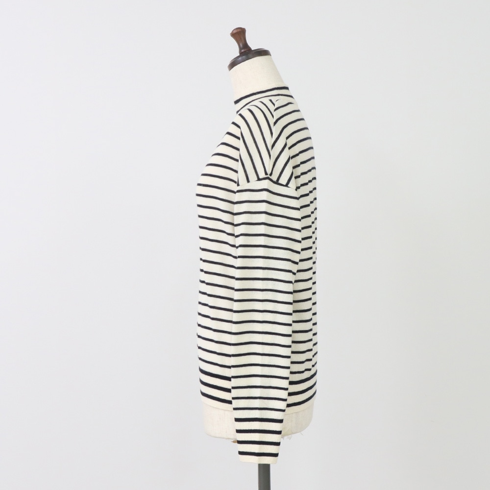 NARU(ナル) ムースヤーン ハイネックボーダーニット 665706