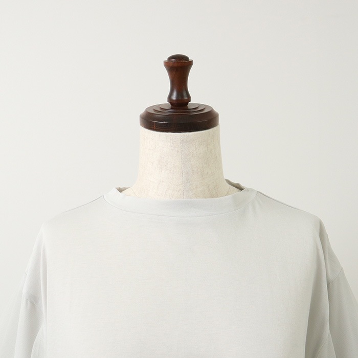 NARU(ナル) 110/2サイロ×チュール バルーンスリーブシャツ 655226