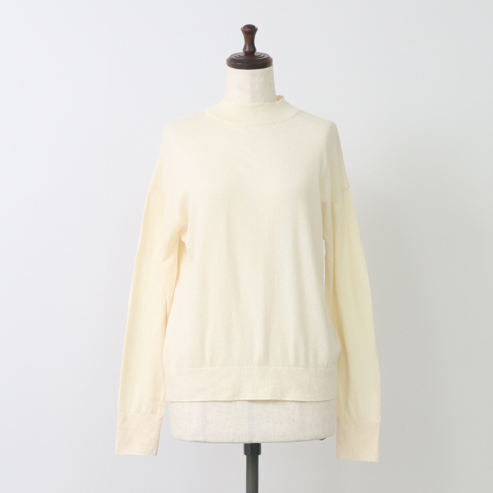 【予約】NARU(ナル) ムースヤーン ハイネックニット 665705