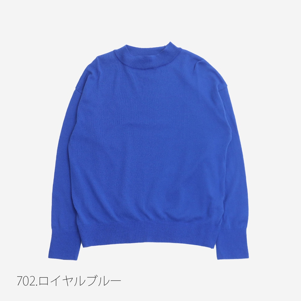 【予約】NARU(ナル) ムースヤーン ハイネックニット 665705