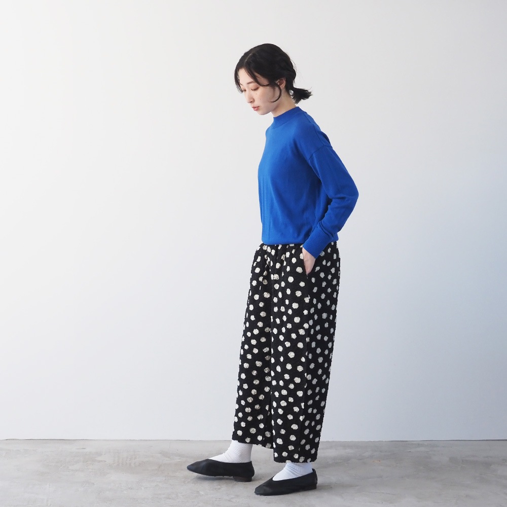 【予約】NARU(ナル) ムースヤーン ハイネックニット 665705