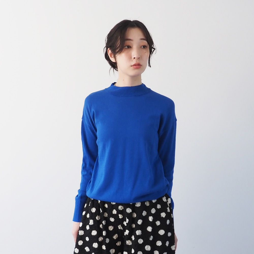 【予約】NARU(ナル) ムースヤーン ハイネックニット 665705