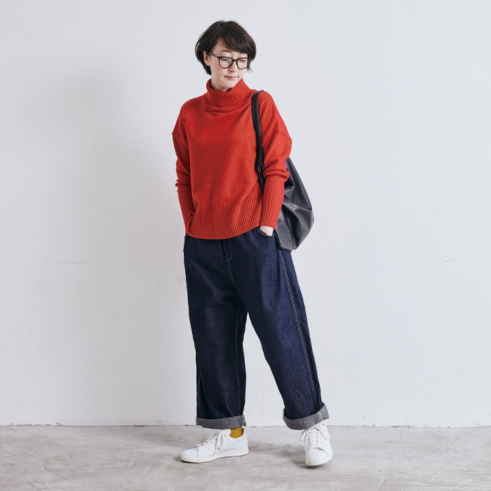 rurumu gynandromorph knit OP スモーキーブルー rurumu gynandromorph knit OP スモーキーブルー rurumu