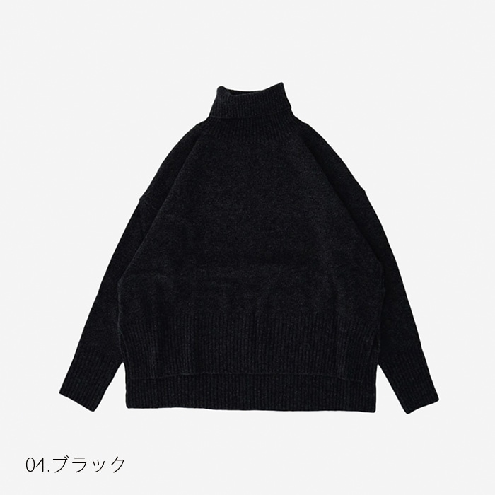 NARU(ナル) タスマニアラムコモドニットタートル 650601