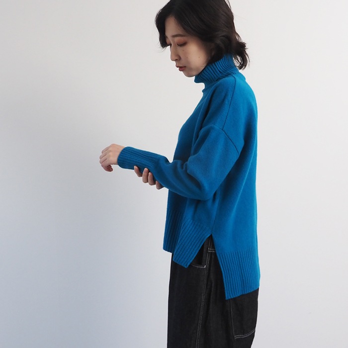 NARU(ナル) タスマニアラムコモドニットタートル 650601