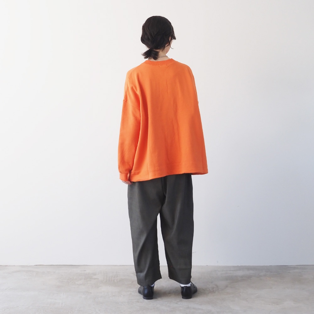 NARU(ナル) 30/10セントラル裏毛 ヘムアレンジワイドトレーナー 665025