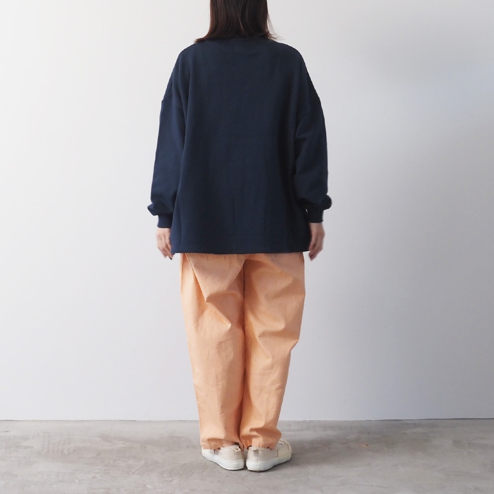 NARU(ナル) 30/10セントラル裏毛 ヘムアレンジワイドトレーナー 665025