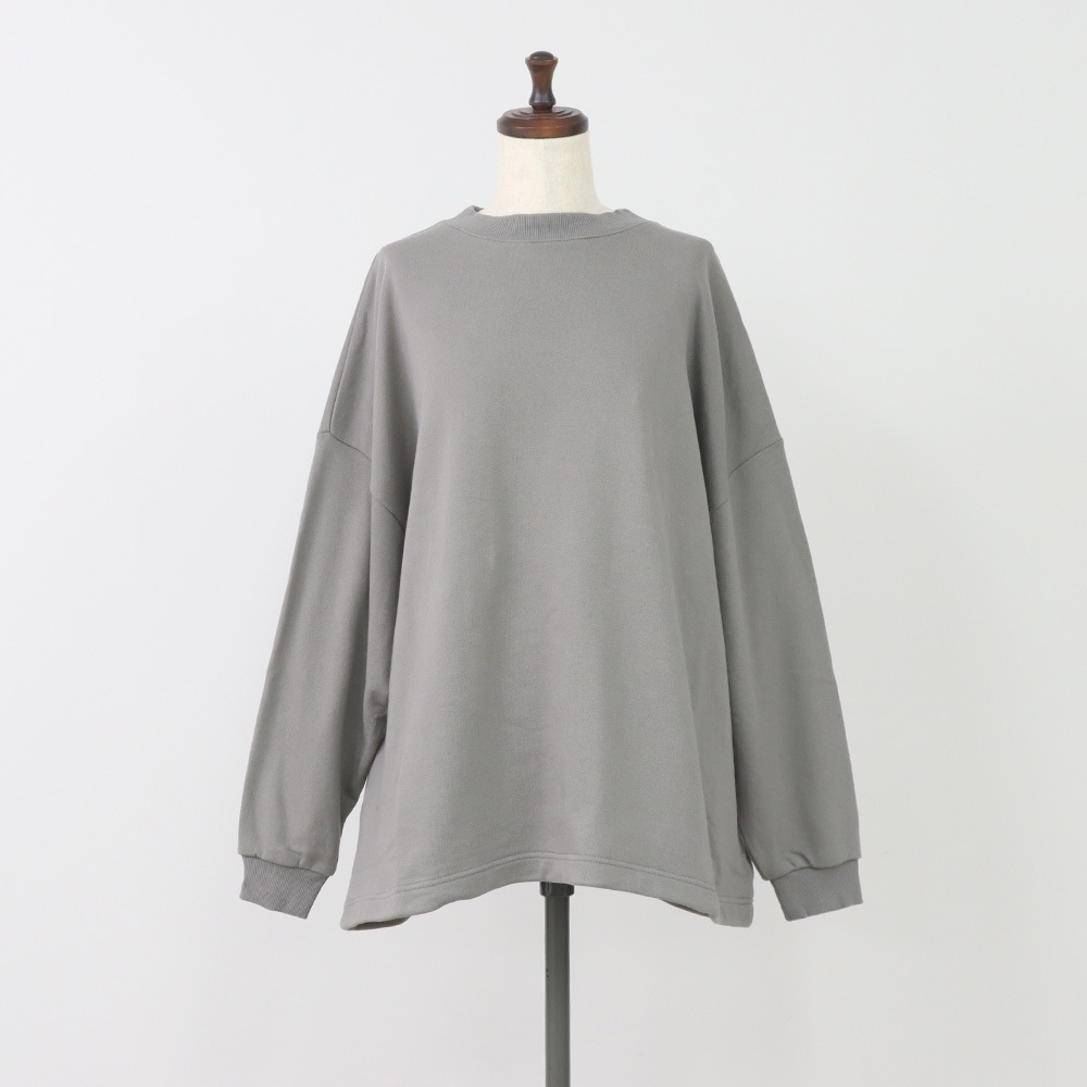 NARU(ナル) 30/10セントラル裏毛 ヘムアレンジワイドトレーナー 665025