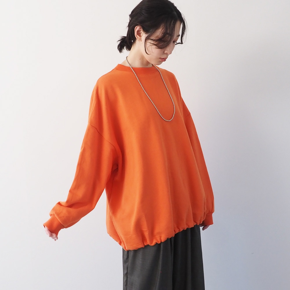 NARU(ナル) 30/10セントラル裏毛 ヘムアレンジワイドトレーナー 665025