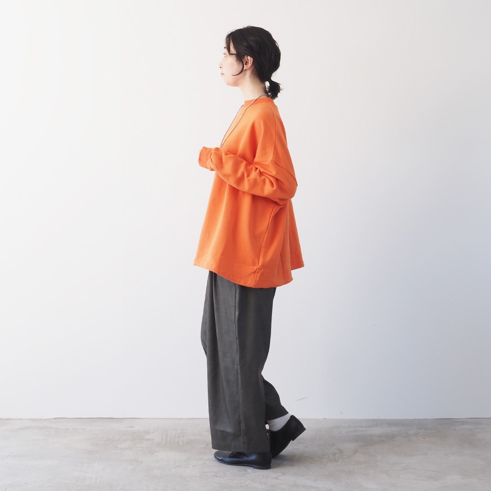 NARU(ナル) 30/10セントラル裏毛 ヘムアレンジワイドトレーナー 665025