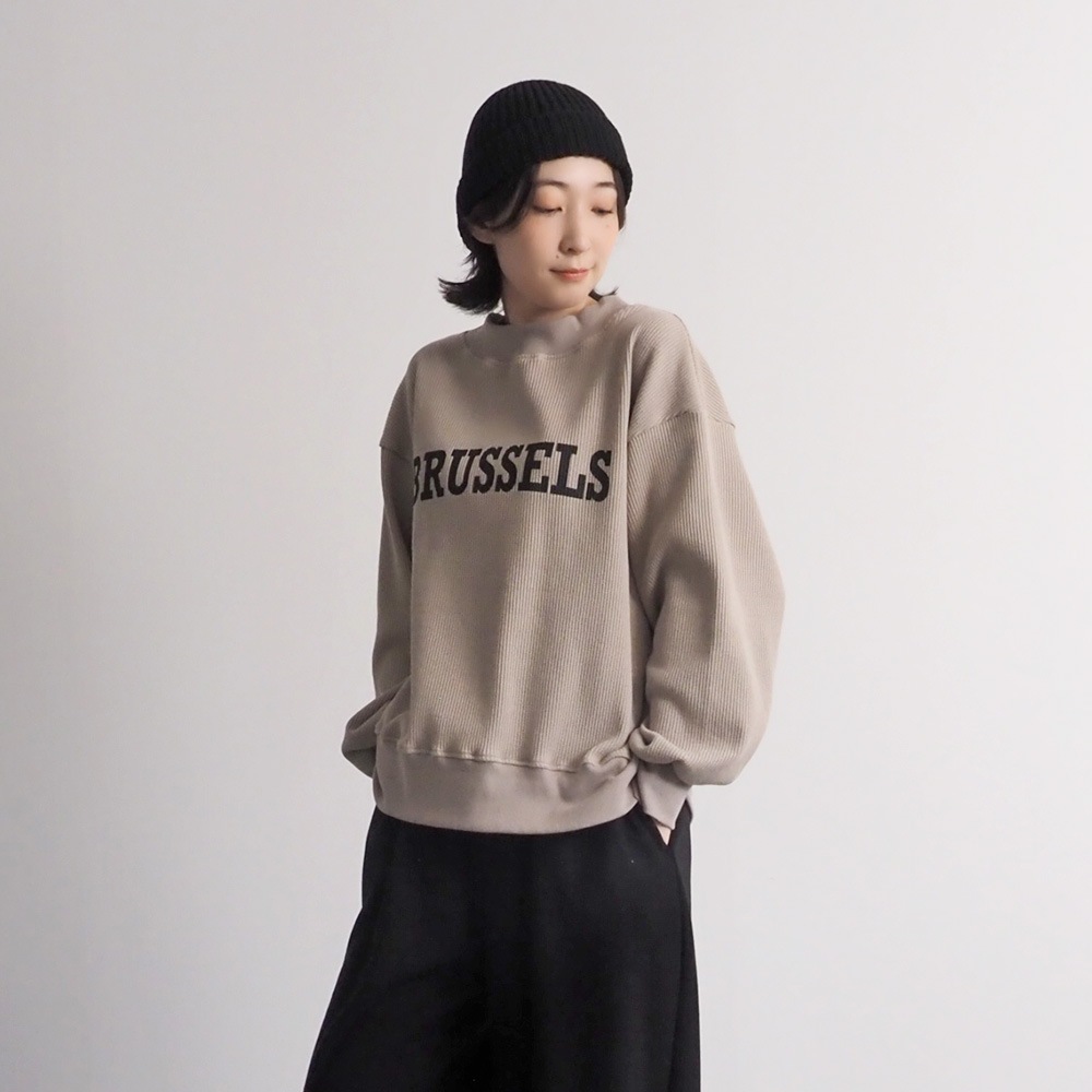 NARU(ナル) スーパーストレッチベアワッフル BRUSSELSプリントPO 659020