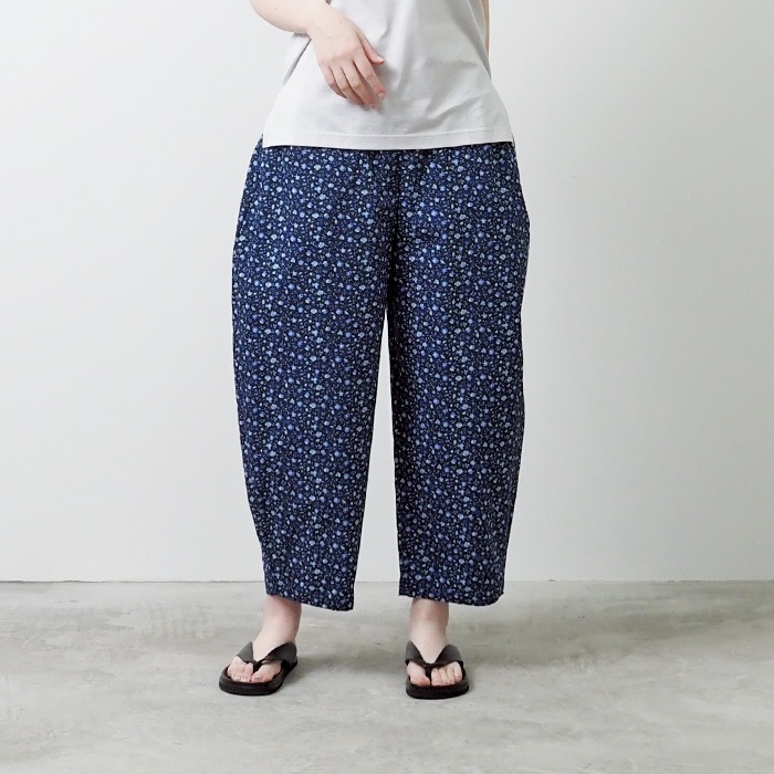 NARU(ナル) アンティークフラワーブロード エッグパンツ 654927