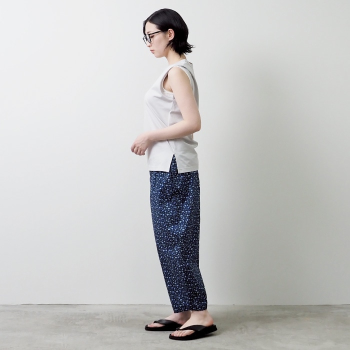 NARU(ナル) アンティークフラワーブロード エッグパンツ 654927