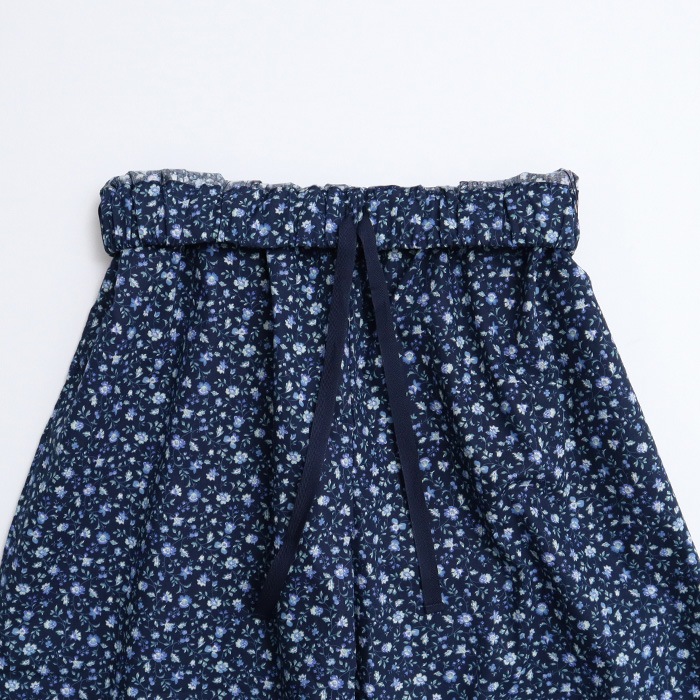 NARU(ナル) アンティークフラワーブロード エッグパンツ 654927