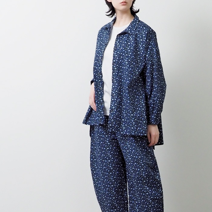 NARU(ナル) アンティークフラワーブロード エッグパンツ 654927