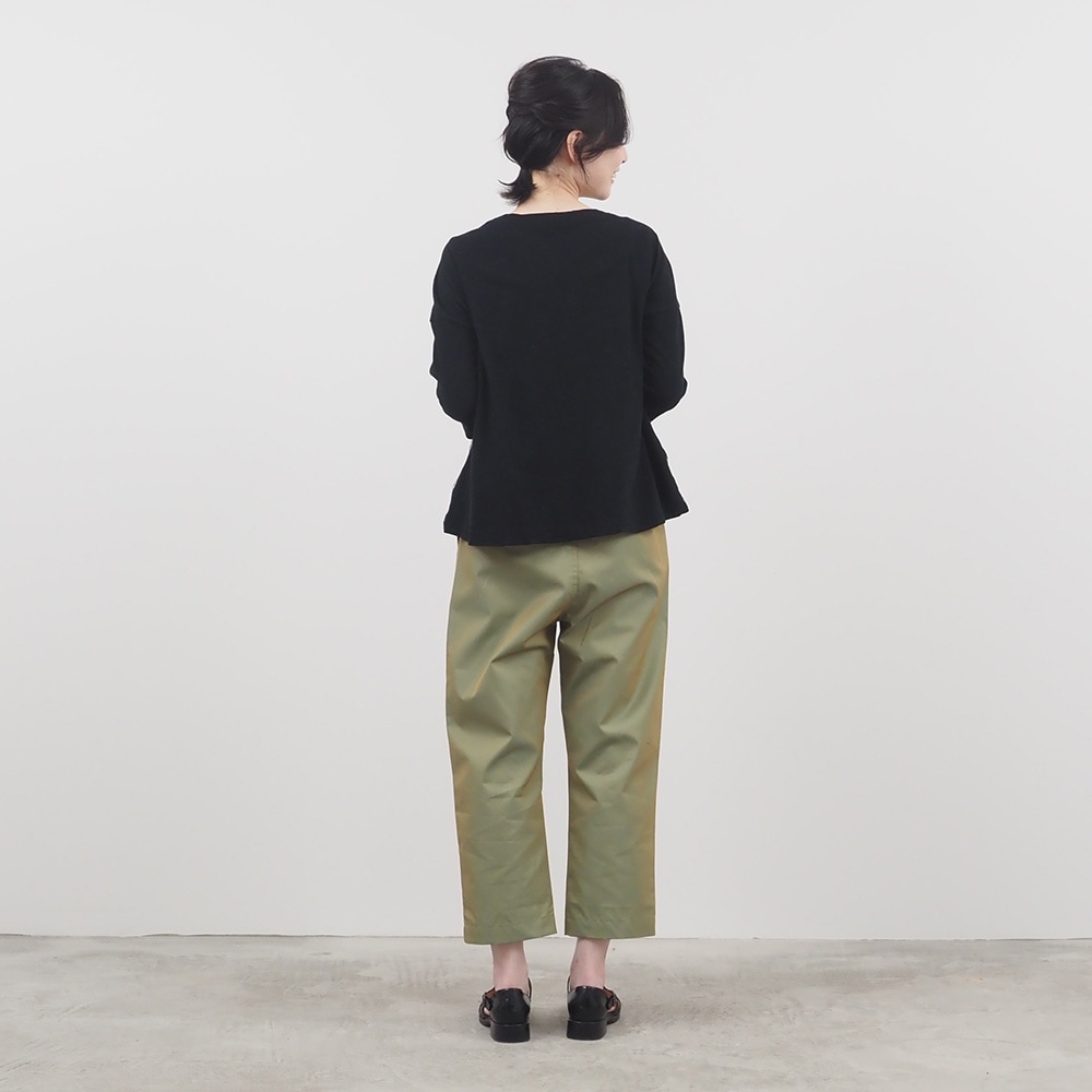 NARU(ナル) リバティミラクルウェーブ(Day's Eye)×ムラ糸 ミナミシャツ7分袖 661857