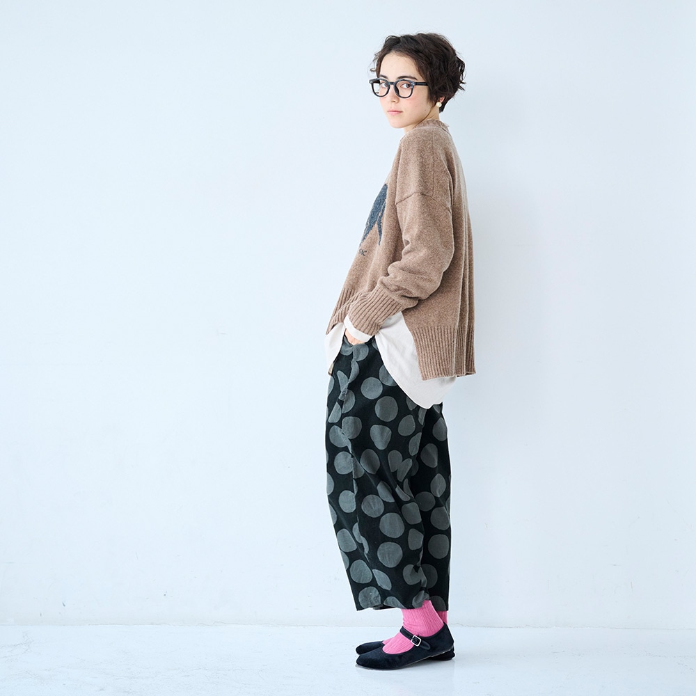 【予約】NARU(ナル) エアーヤーンコットン 伸び猫コモドニット 666605