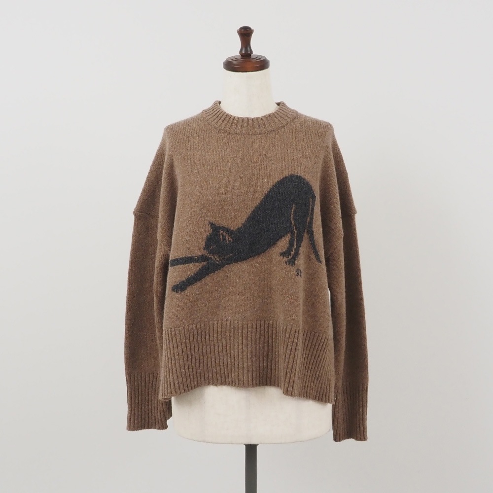 【予約】NARU(ナル) エアーヤーンコットン 伸び猫コモドニット 666605