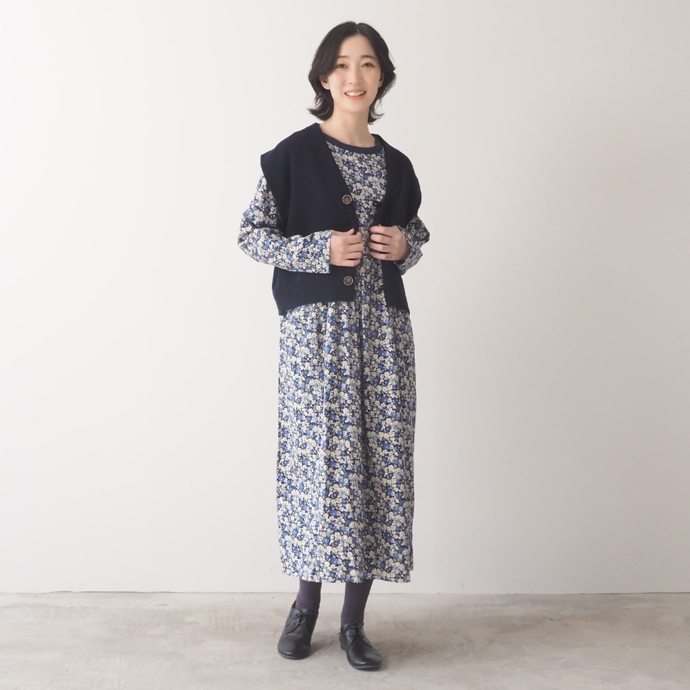 NARU(ナル) タスマニアラム クロップドカーディーベスト 668600