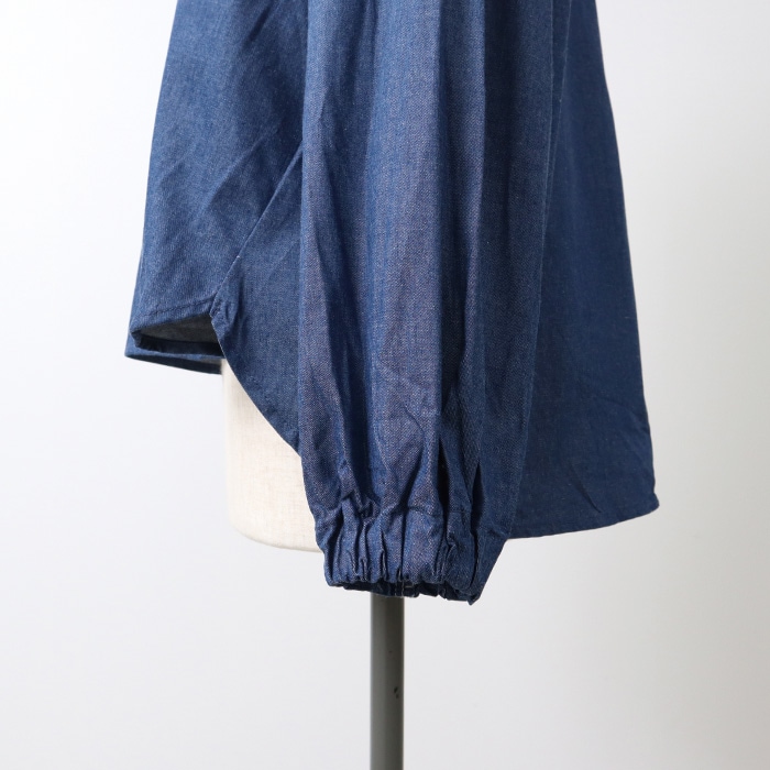 NARU(ナル) 5ozデニム ヘンリーネックシャツ 654825