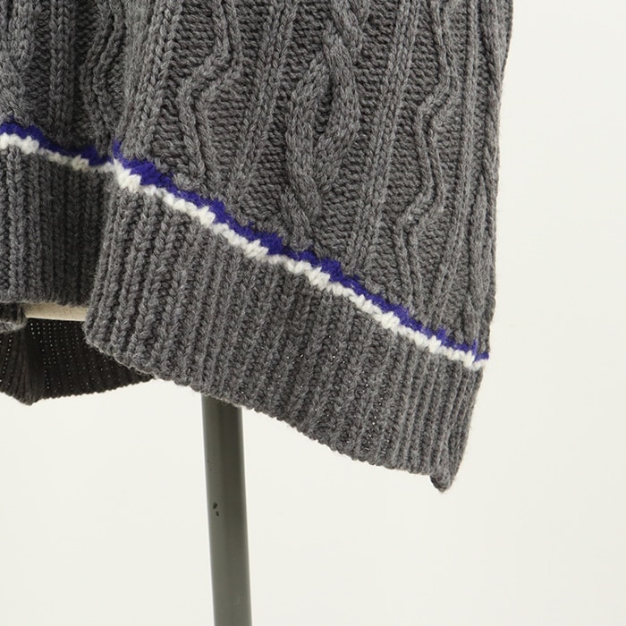 NARU(ナル) SIMONE アラン柄チルデンニットベスト 660401