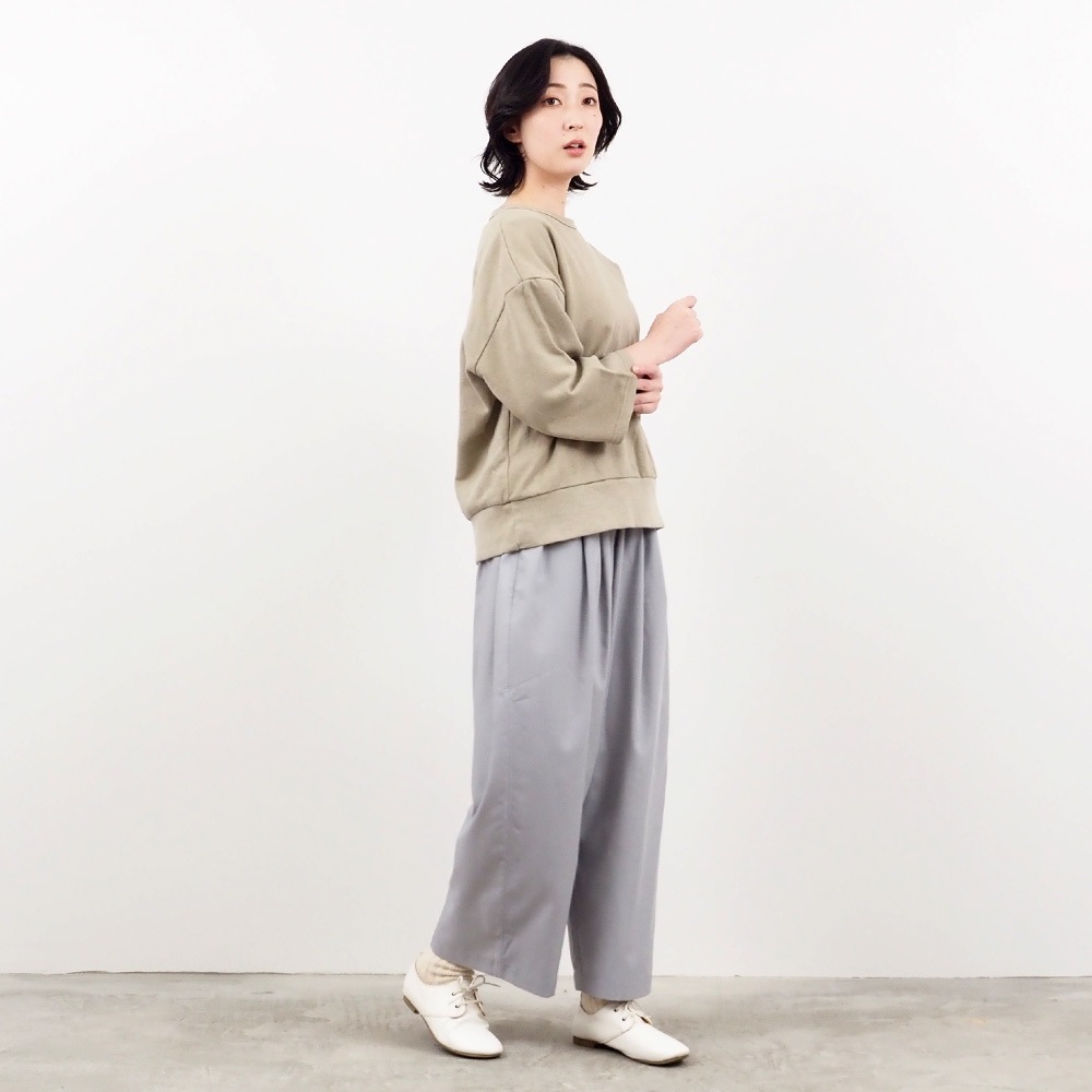 NARU(ナル) vintage effect裏毛 ラインプリントPO 661007