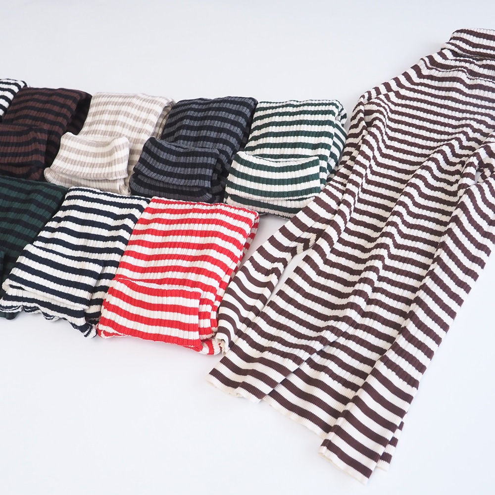 NARU(ナル) 綿コーマ　ランダムリブBDタートルネックセーター 650703