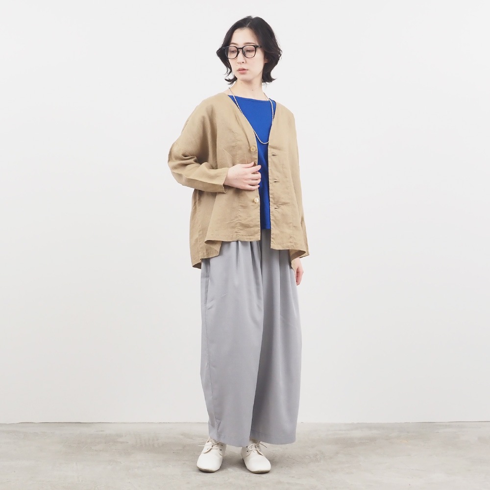 NARU(ナル) クラシック天竺 ミナミラウンドシャツ 661012