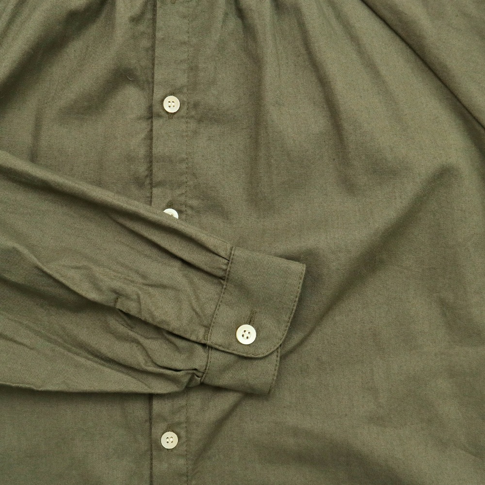 NARU(ナル) 30ビエラワッシャー フリルネックシャツ 665856