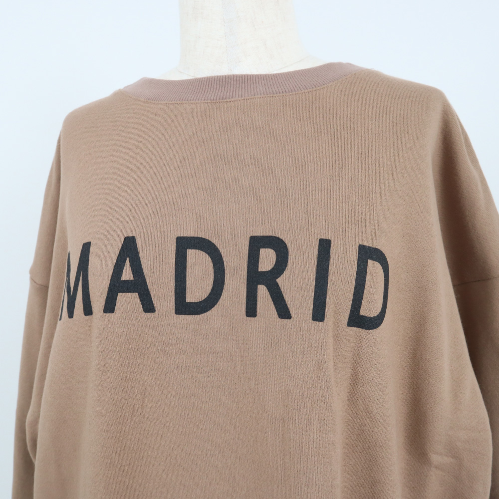 NARU(ナル) 30/10コーマ裏毛両面起毛 MADRIDプリントPO 669010