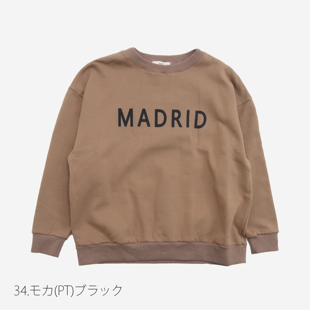 NARU(ナル) 30/10コーマ裏毛両面起毛 MADRIDプリントPO 669010