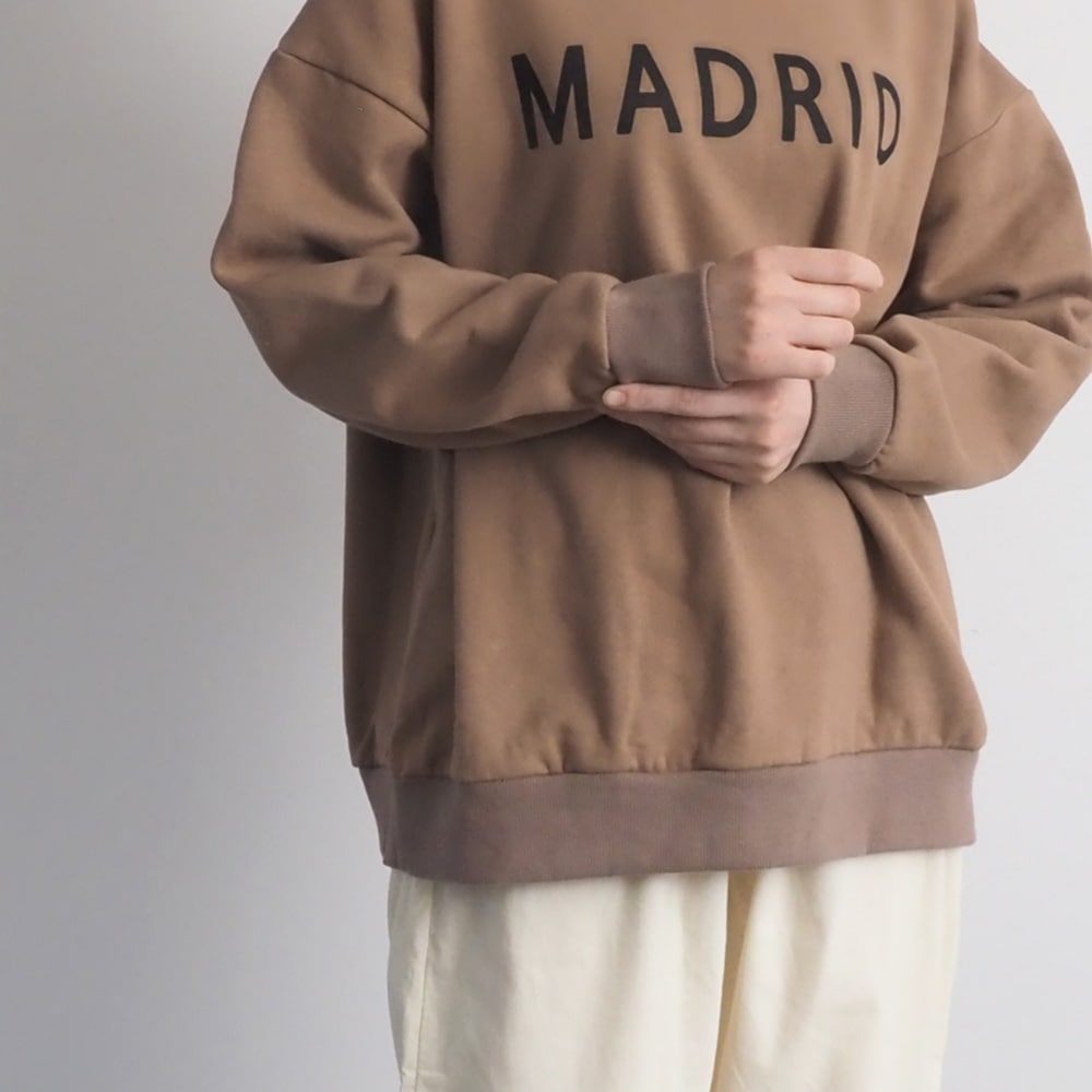 NARU(ナル) 30/10コーマ裏毛両面起毛 MADRIDプリントPO 669010