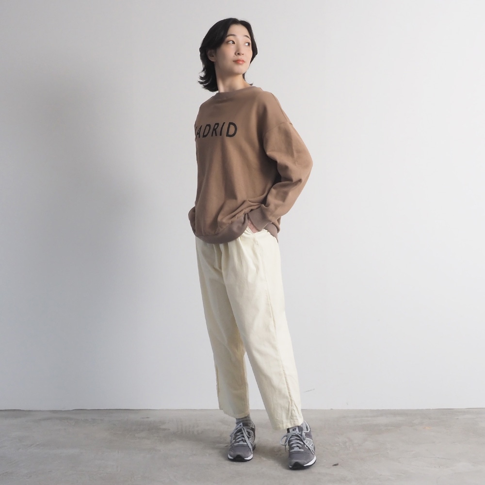 NARU(ナル) 30/10コーマ裏毛両面起毛 MADRIDプリントPO 669010