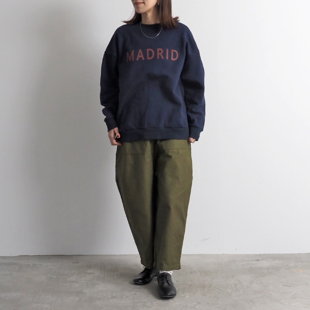 NARU(ナル) 30/10コーマ裏毛両面起毛 MADRIDプリントPO 669010